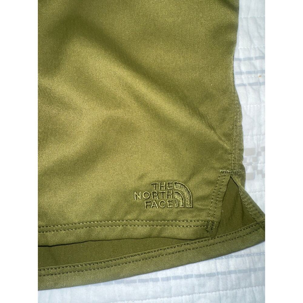 The North Face Women’s XXL Olive Green Pull On Hiking Running Shorts - Picture 10 of 11